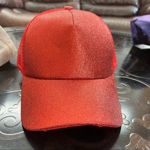 Glitter Ponytail Baseball Cap